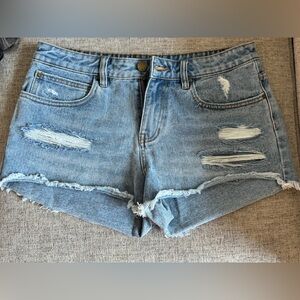 Billabong Distressed Jean Shorts